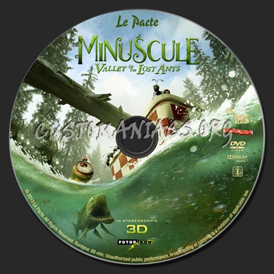Minuscule: The Valley of the Lost Ants dvd label