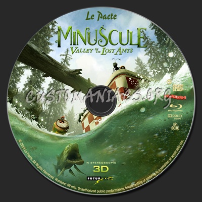 Minuscule: The Valley of the Lost Ants blu-ray label