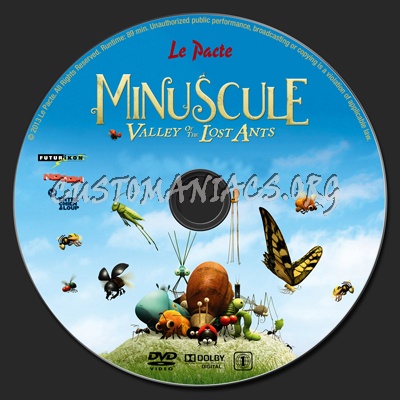 Minuscule: The Valley of the Lost Ants dvd label