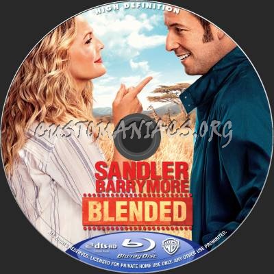 Blended blu-ray label