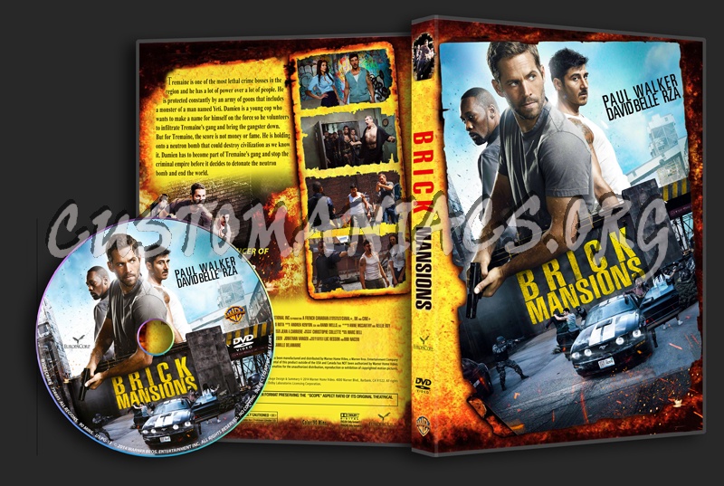 Brick Mansions dvd cover