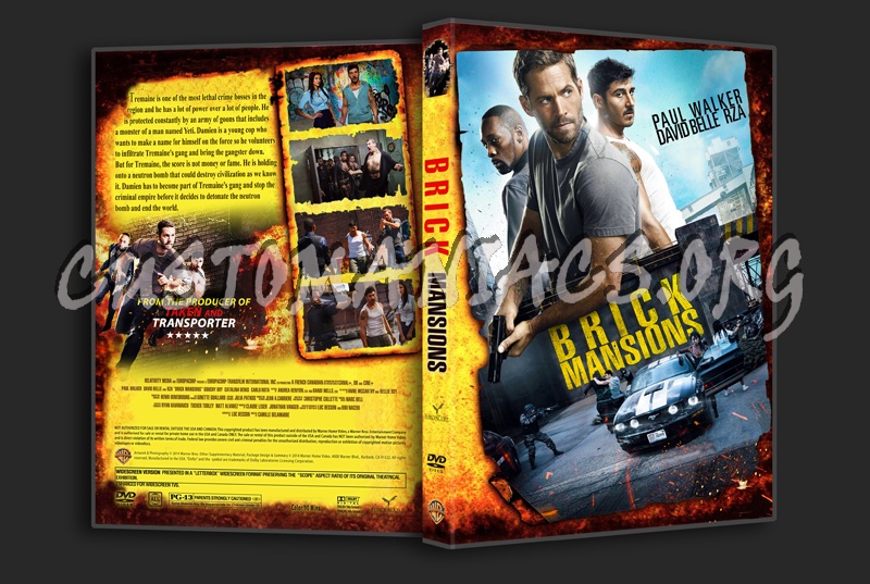 Brick Mansions dvd cover