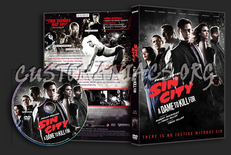 Sin City A Dame to Kill For dvd cover