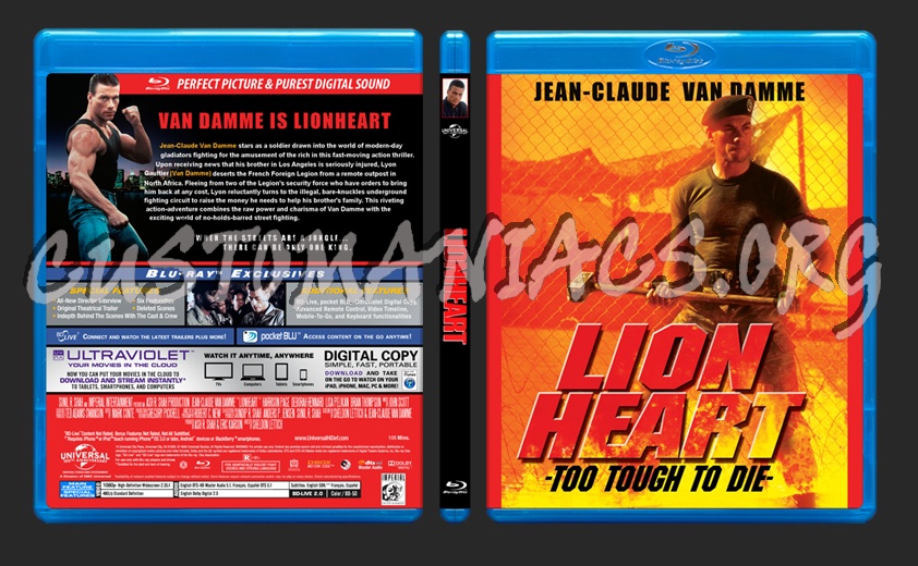 Lionheart blu-ray cover