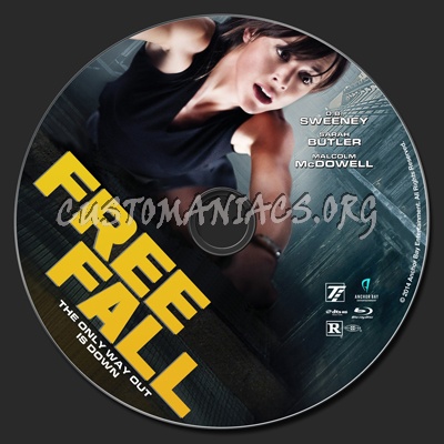 Free Fall (2014) blu-ray label