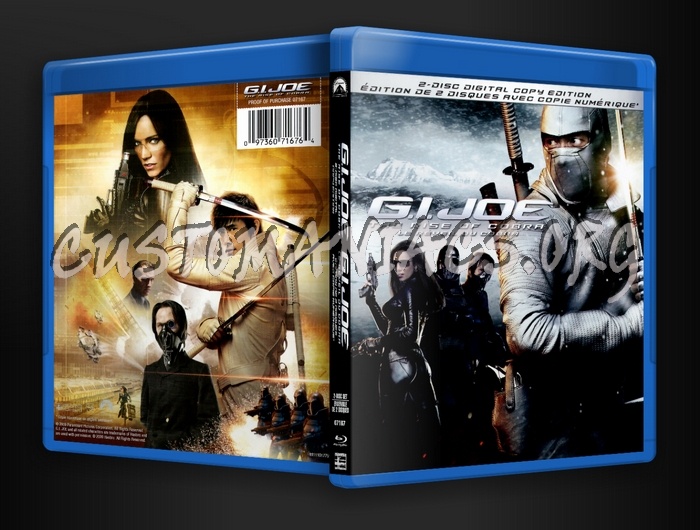 G.I. Joe The Rise of Cobra blu-ray cover