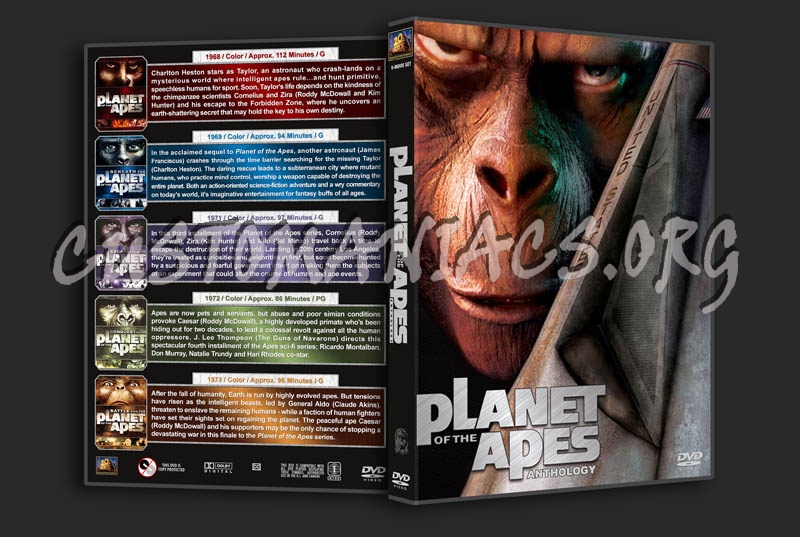 Planet of the Apes Anthology dvd cover