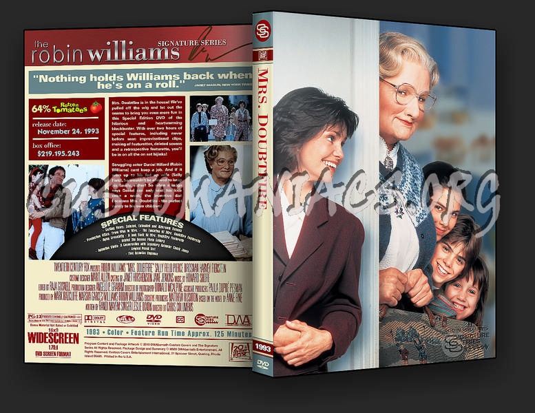 Mrs. Doubtfire dvd cover