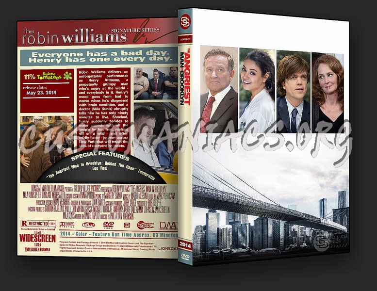 The Angriest Man in Brooklyn dvd cover