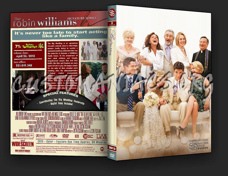 The Big Wedding dvd cover