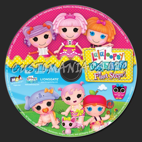 Lalaloopsy Babies First Steps! dvd label