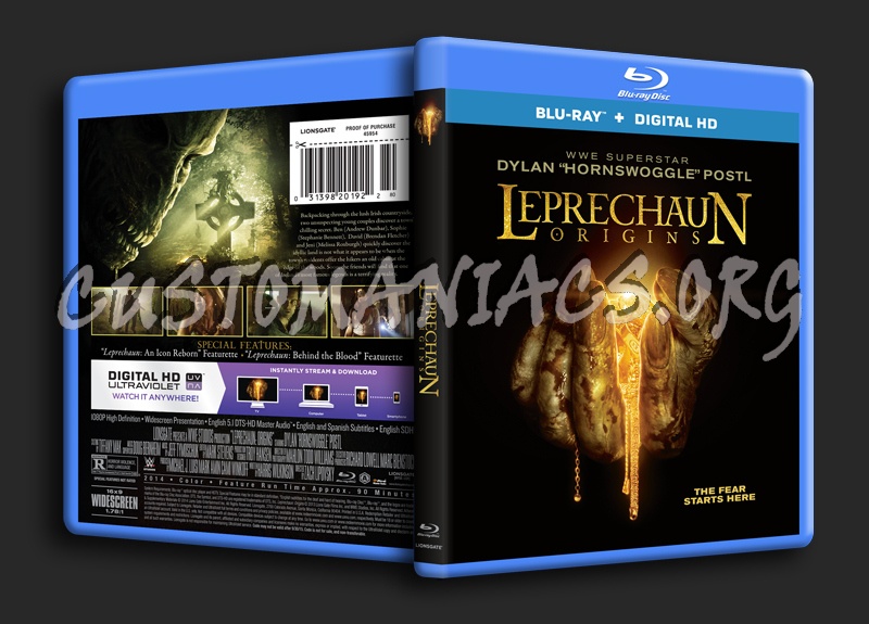 Leprechaun Origins blu-ray cover