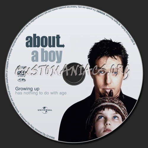 About A Boy dvd label