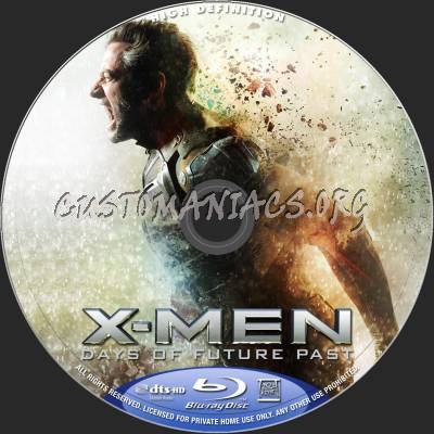 X-Men: Days Of Future Past blu-ray label