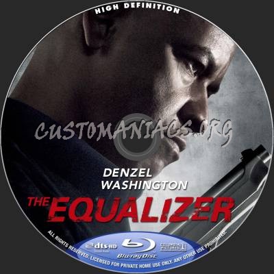 The Equalizer blu-ray label