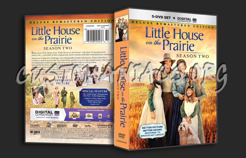 Little House on the Prairie Season 2 dvd cover