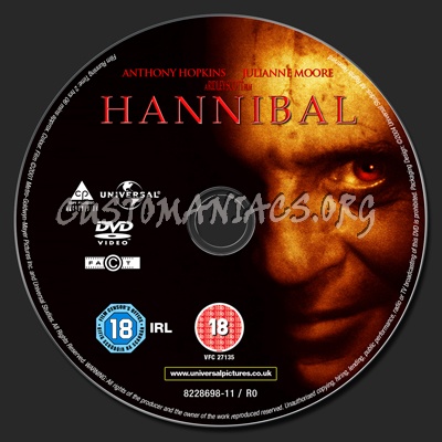 Hannibal dvd label