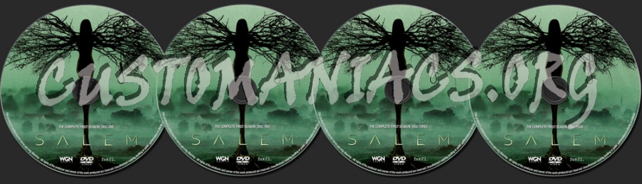 Salem Season 1 dvd label