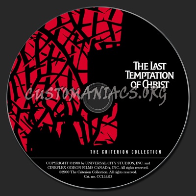 070 - The Last Temptation of Christ dvd label