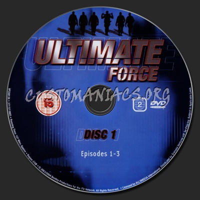 Ultimate Force Season 2 dvd label