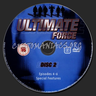 Ultimate Force Season 2 dvd label