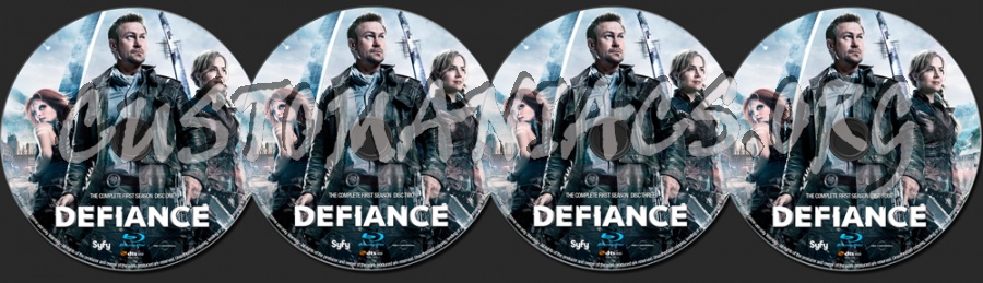 Defiance Season 1 blu-ray label