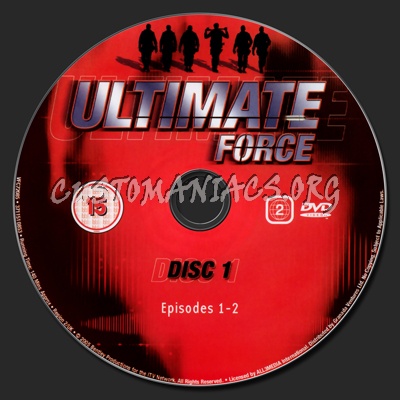 Ultimate Force Season 3 dvd label