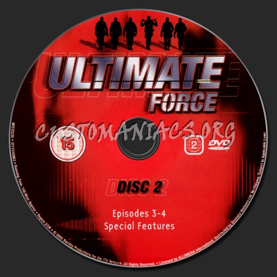 Ultimate Force Season 3 dvd label