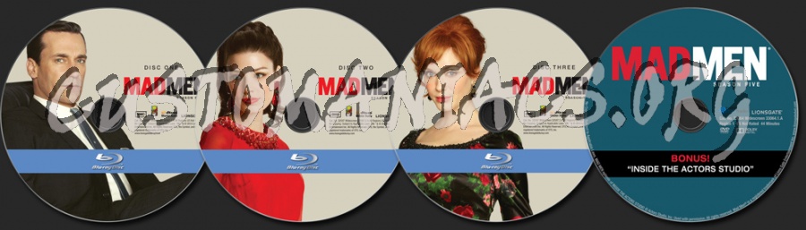 Mad Men Season 5 blu-ray label