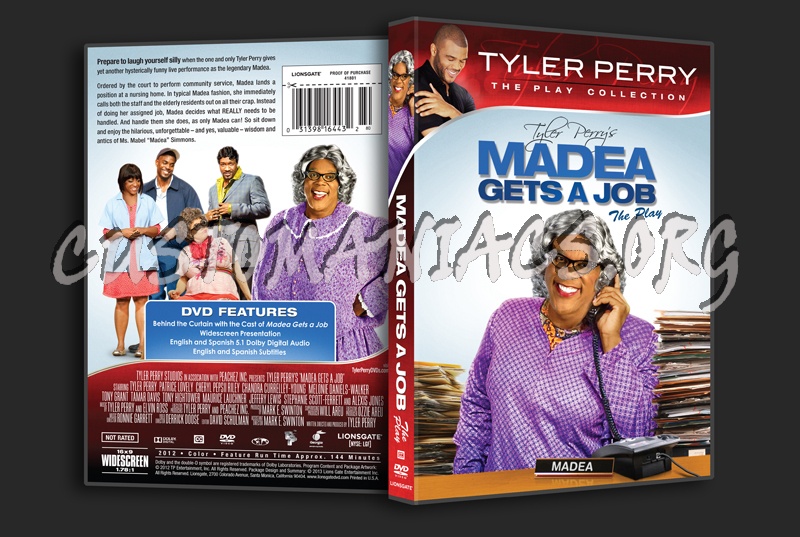 Madea Get's A Job The Play dvd cover