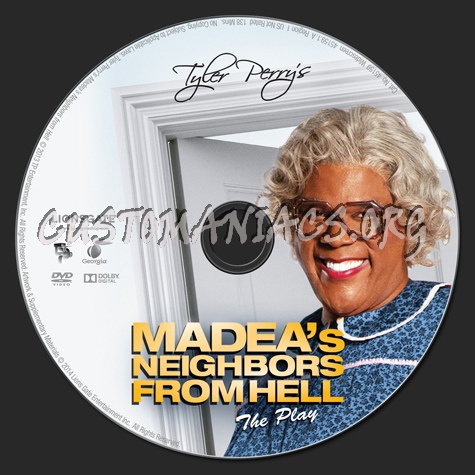 Madea's Neighbors From Hell The Play dvd label