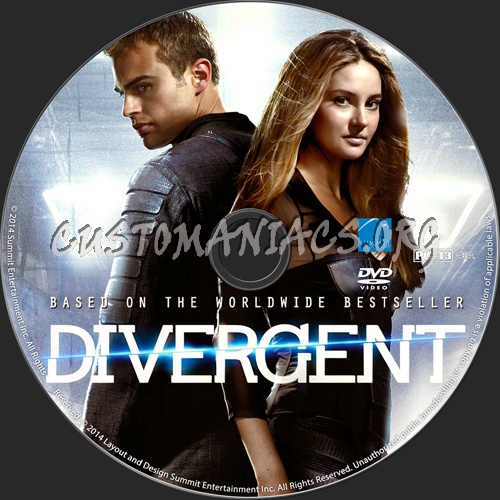 Divergent dvd label