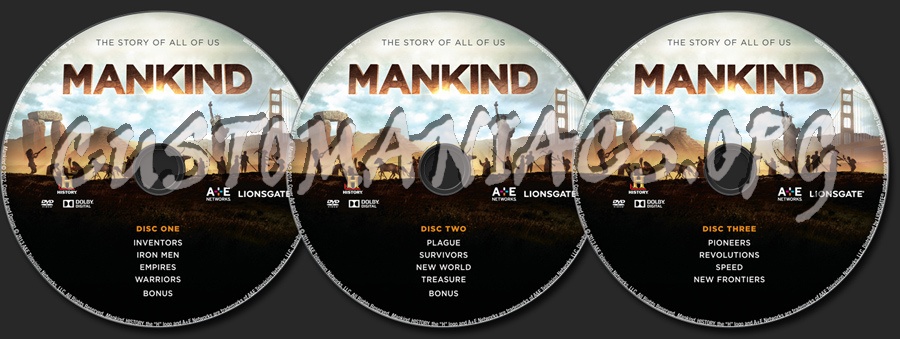 Mankind dvd label