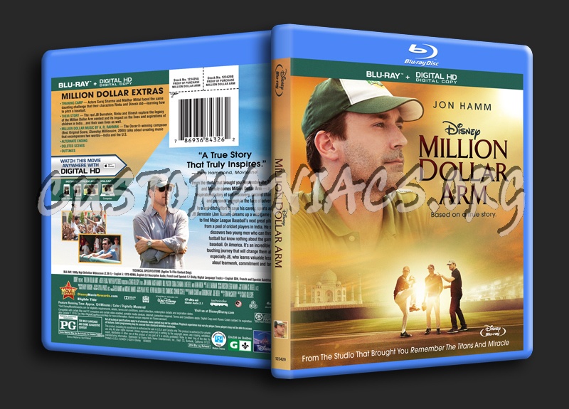 Million Dollar Arm blu-ray cover