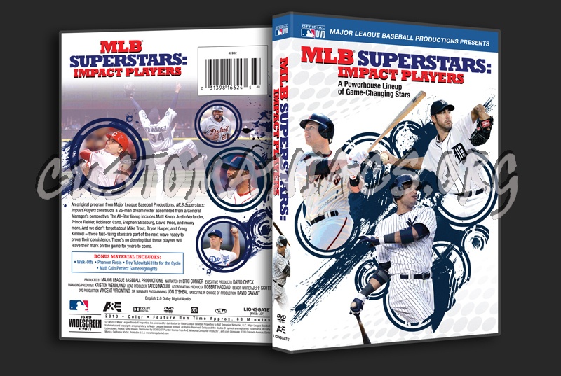 MLB Superstars Impact Players dvd cover
