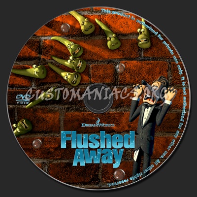 Flushed Away dvd label