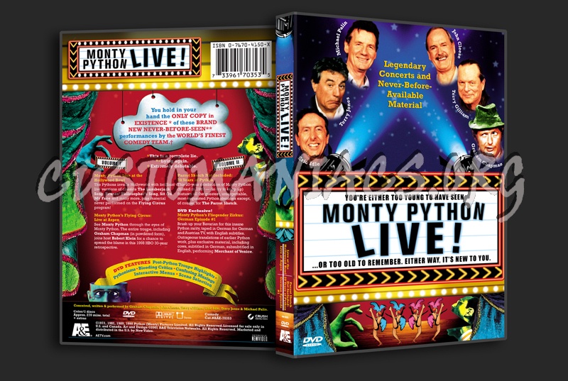 Monty Python Live dvd cover