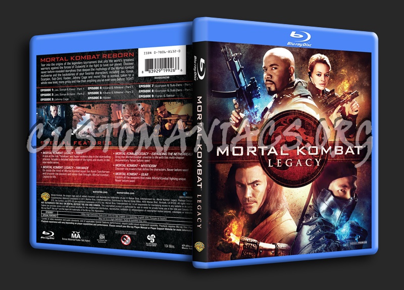 Mortal Kombat Legacy blu-ray cover