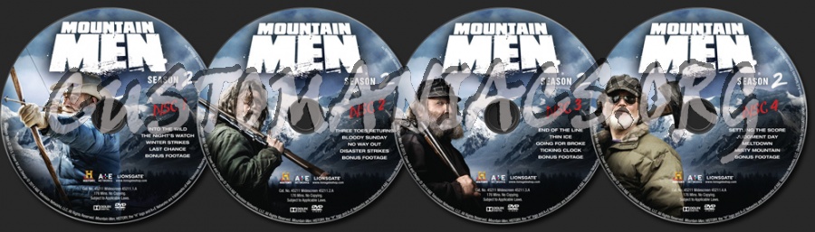 Mountain Men Season 2 dvd label