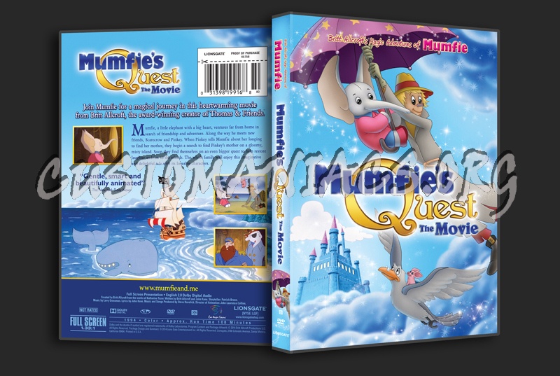 Mumfie's Quest The Movie dvd cover