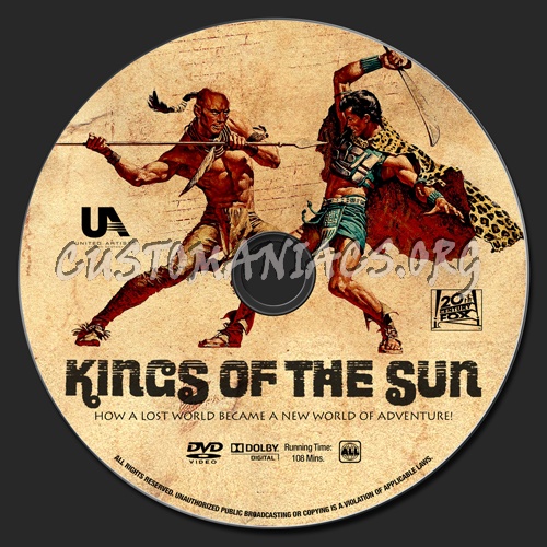 Kings of the Sun dvd label