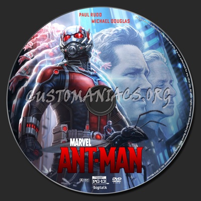 Ant-Man dvd label