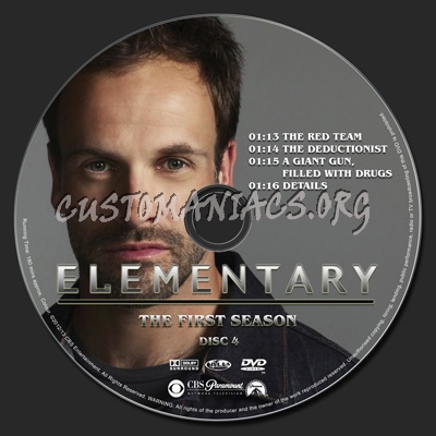 Elementary season 1 dvd label