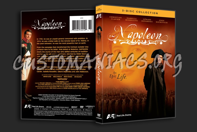 Napoleon blu-ray cover - DVD Covers & Labels by Customaniacs, id: 290349  free download highres blu-ray cover