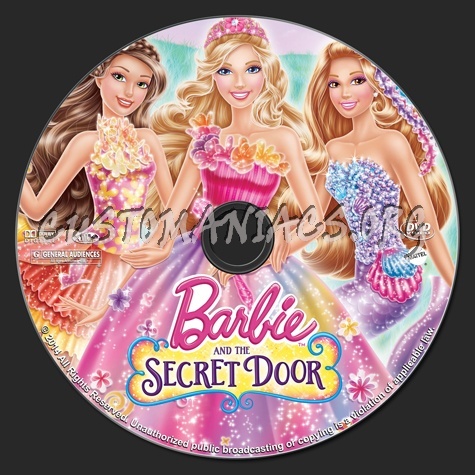 Barbie And The Secret Door dvd label