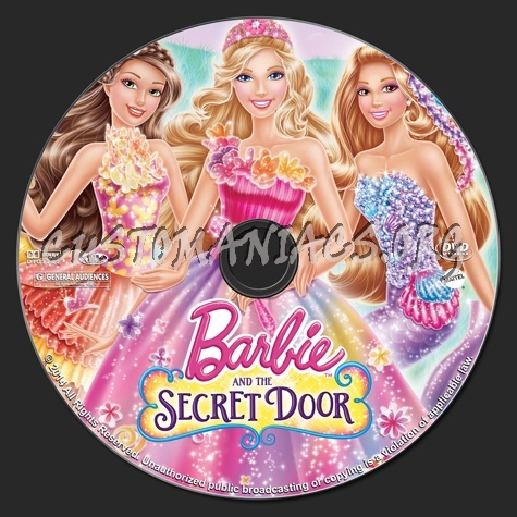 Barbie And The Secret Door dvd label DVD Covers Labels by Customaniacs id 214935 free download highres dvd label