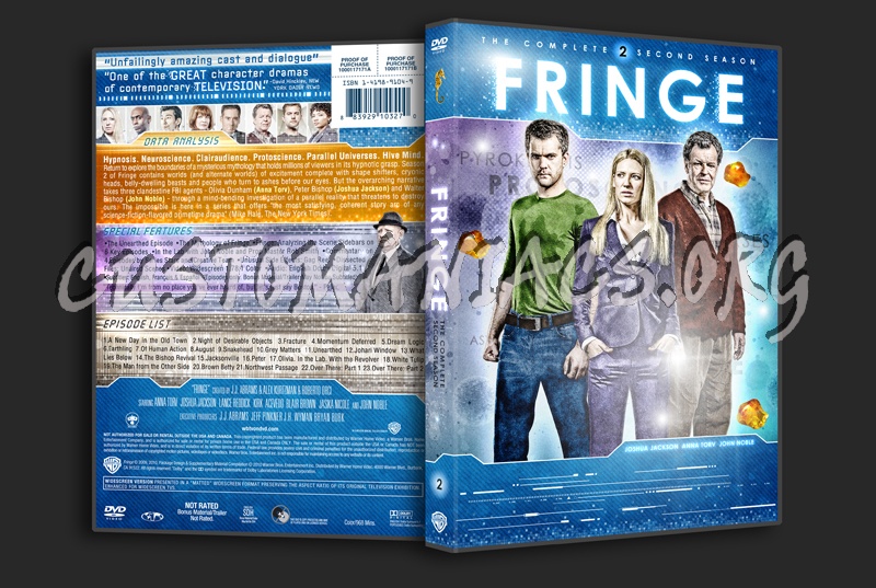 Fringe Season 1 2 3 4 5 dvd cover