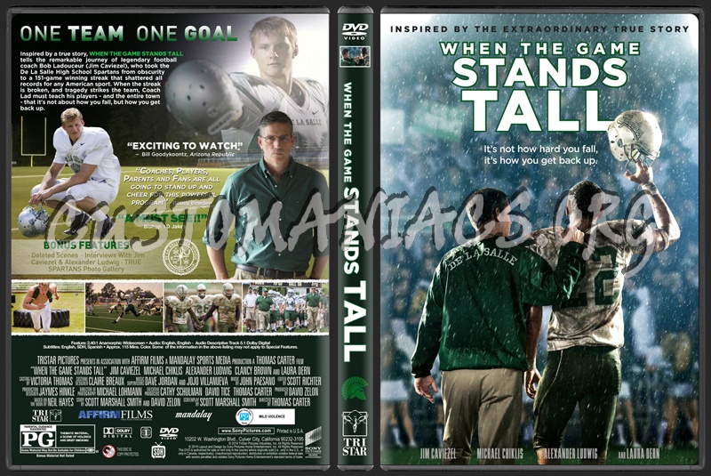 When The Game Stands Tall dvd cover