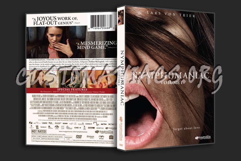 Nymphomaniac Volume 1 dvd cover
