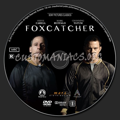 Foxcatcher dvd label
